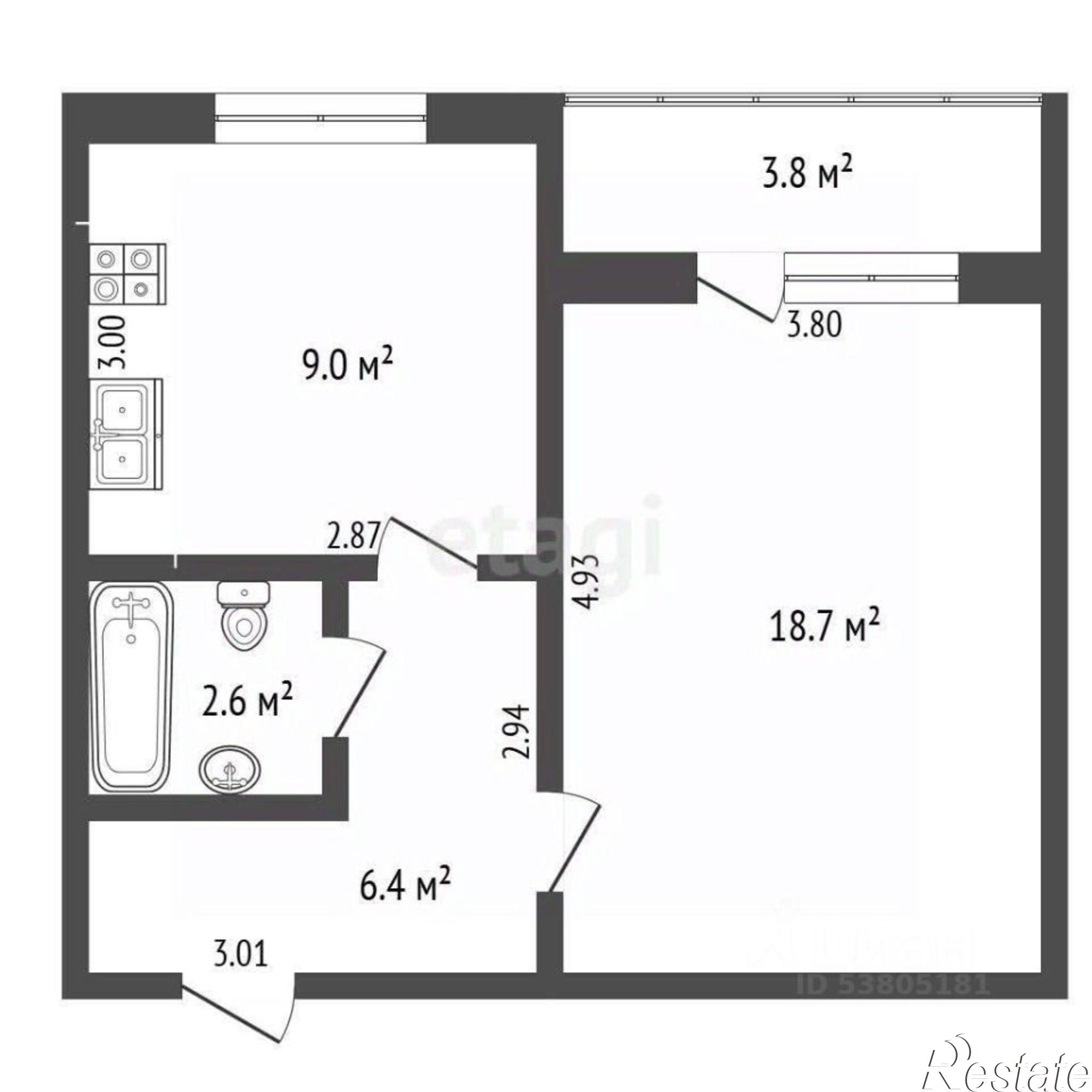 Купить квартиру за 8 350 000 рублей