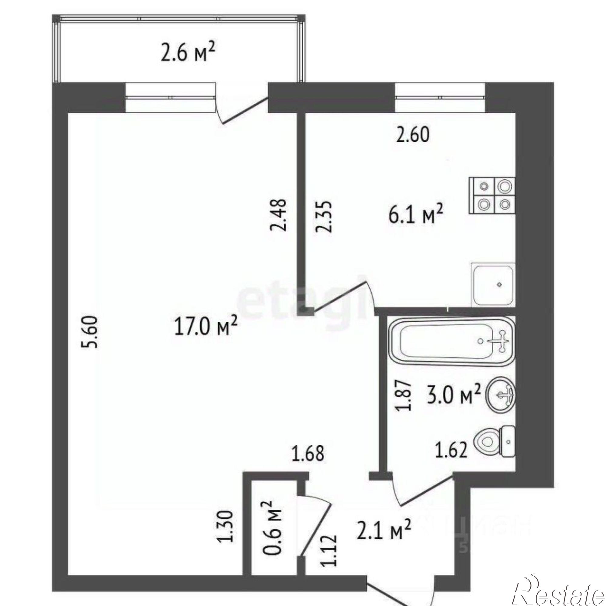 Купить квартиру за 3 550 000 рублей