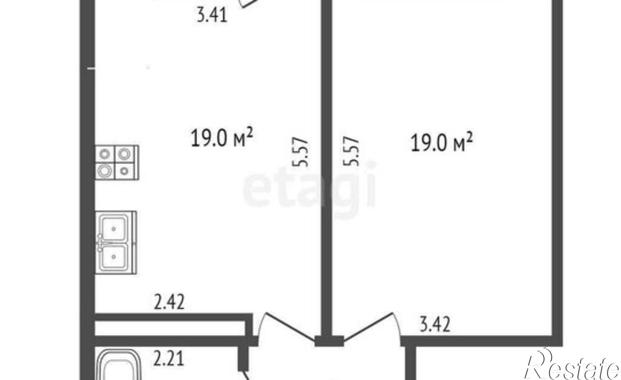 Купить квартиру за 4 000 000 рублей на Речная улица, 110 к1