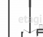 1-комн, 46кв м, этаж 2/3 Манычский переулок, 100/36