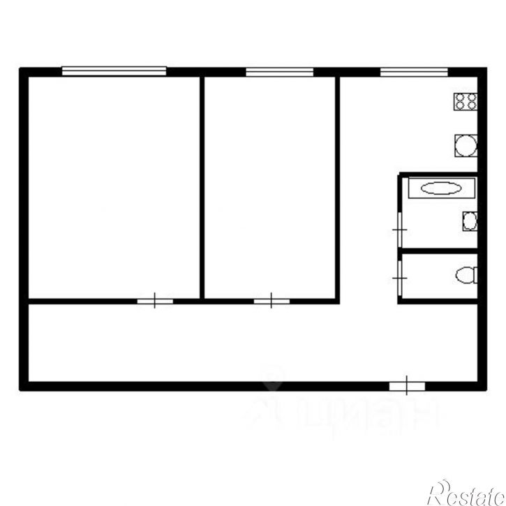 2-комн квартира ул Чернышевского, 3,  д. 3