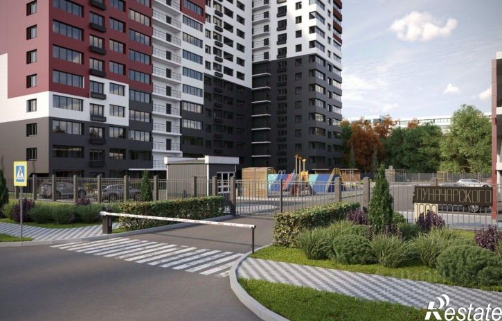 1-комн квартира в новом доме Батайск, улица Луначарского